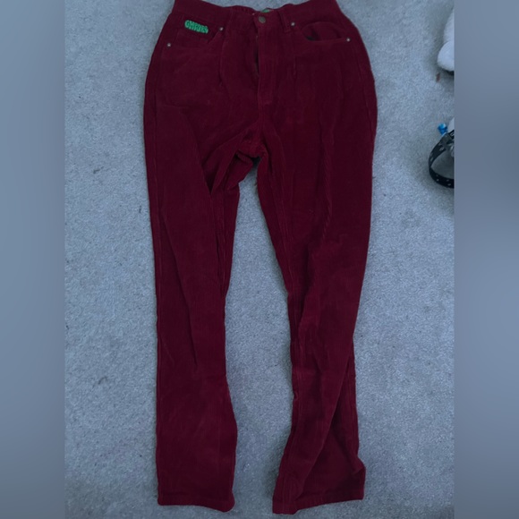Empyer Red corduroy jeans - Picture 1 of 3